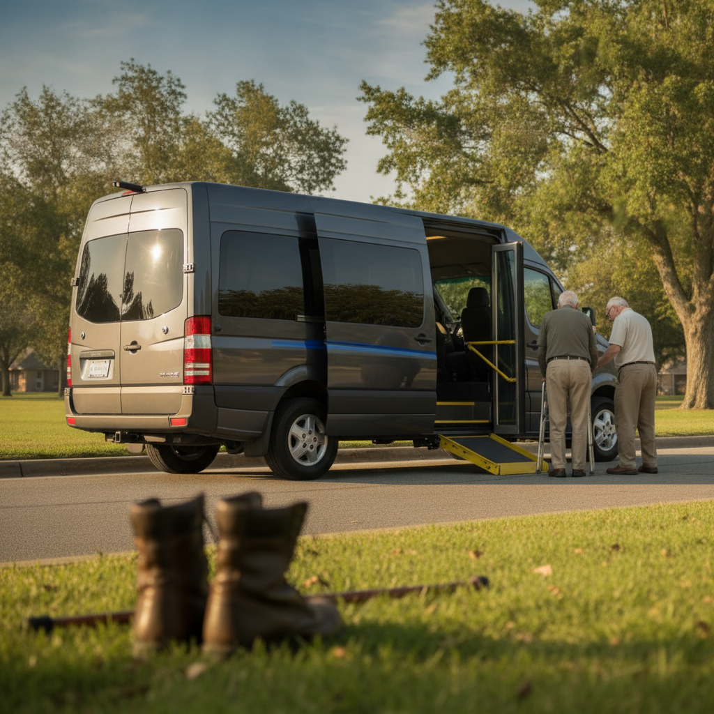 Veteran Transportation no peoples face