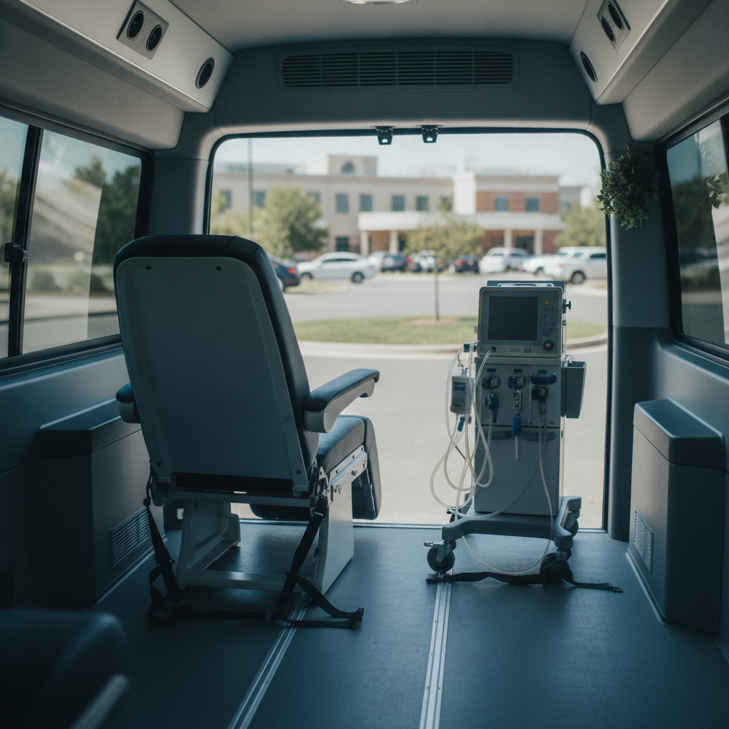 Dialysis Transportation no peoples faces